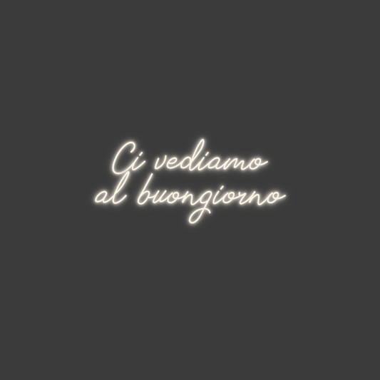 La tua scrittina Ci vediamo 
...