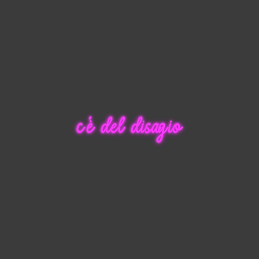 La tua scrittina c’è del disagio