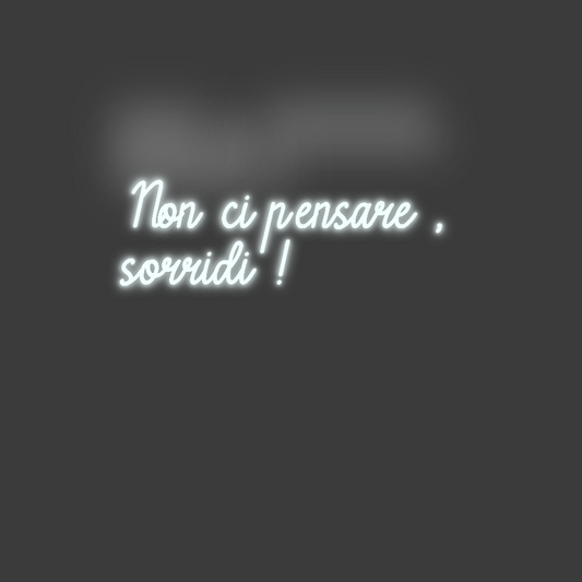 La tua scrittina Non ci pensar...