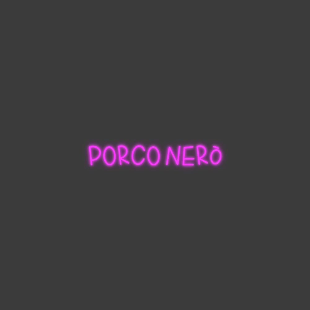 La tua scrittina Porco nerò