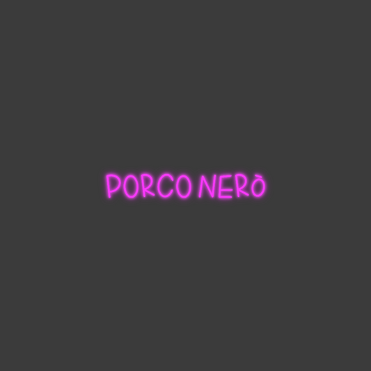 La tua scrittina Porco nerò