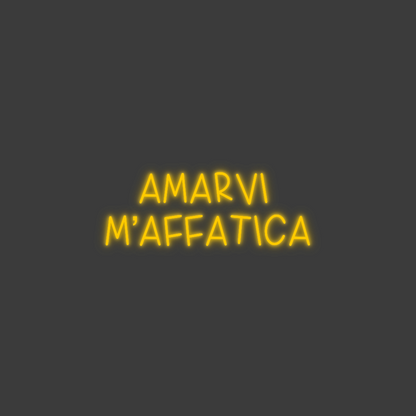 La tua scrittina amarvi 
m’af...