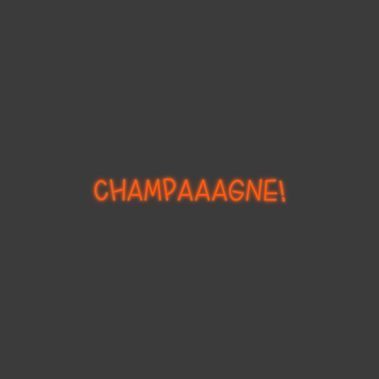La tua scrittina Champaaagne!