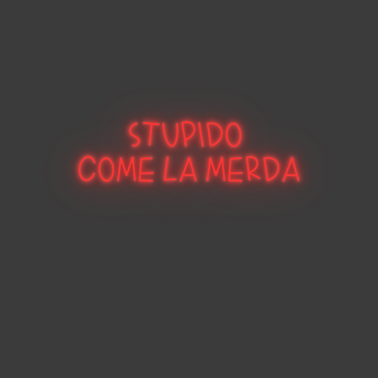 La tua scrittina stupido 
com...