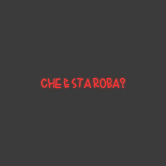 La tua scrittina Che è sta roba?