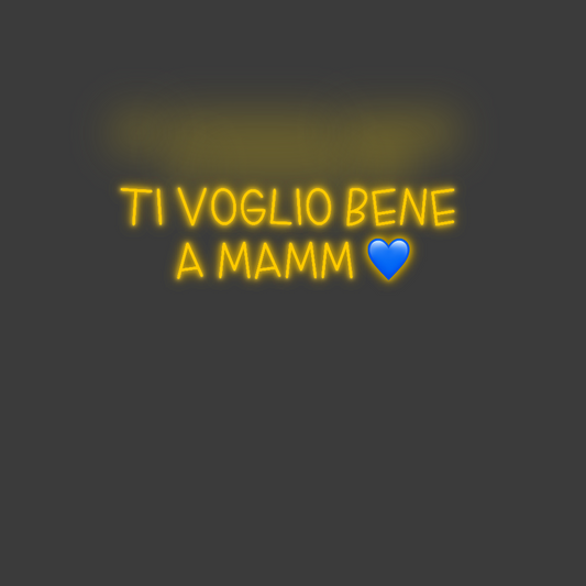 La tua scrittina TI VOGLIO BEN...