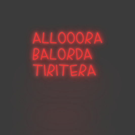 La tua scrittina ALLOOORA
BAL...