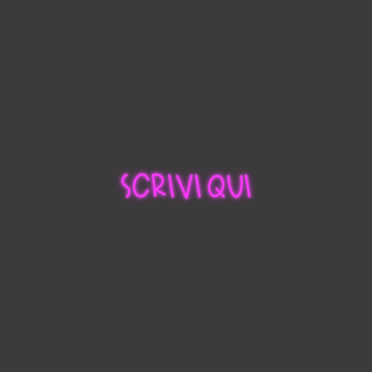 La tua scrittina Scrivi qui