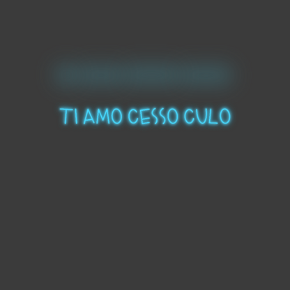 La tua scrittina TI AMO CESSO ...