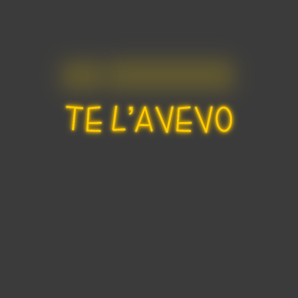 La tua scrittina te l’avevo