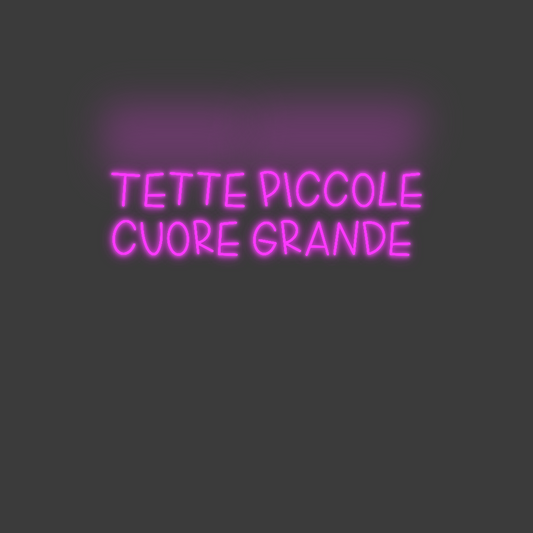 La tua scrittina Tette piccole...