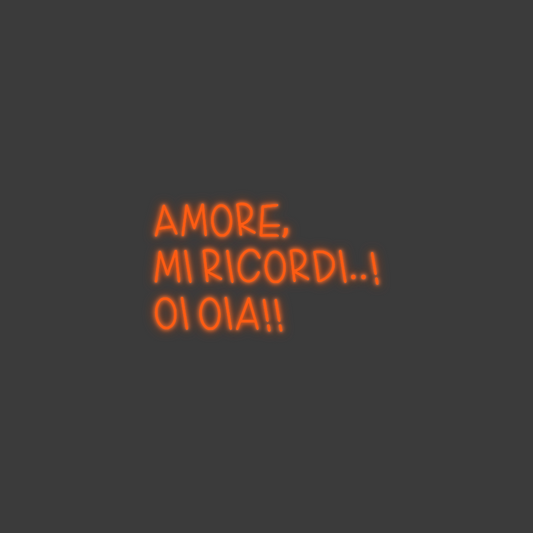La tua scrittina Amore,
mi ri...