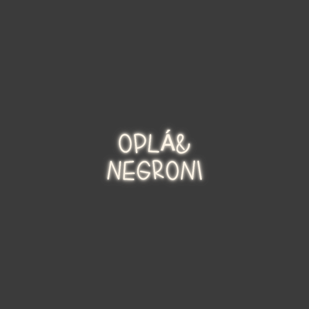 La tua scrittina OPLÁ&
Negroni