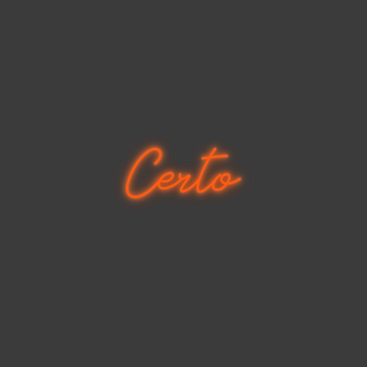 La tua scrittina Certo