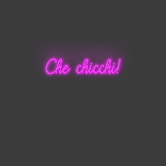 La tua scrittina Che chicchi!