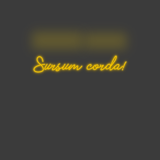 La tua scrittina Sursum corda!