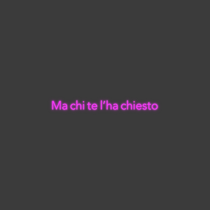 La tua scrittina Ma chi te l’h...