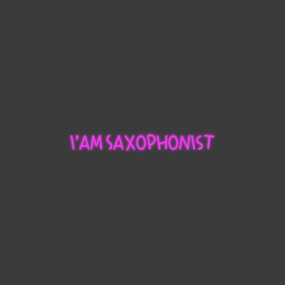 La tua scrittina i’am Saxophon...