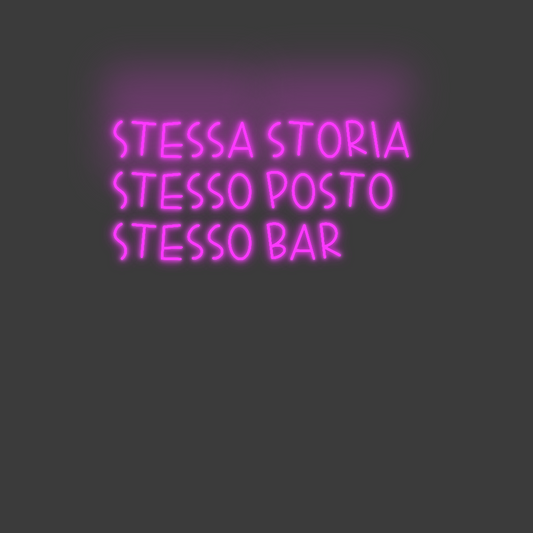 La tua scrittina Stessa storia...
