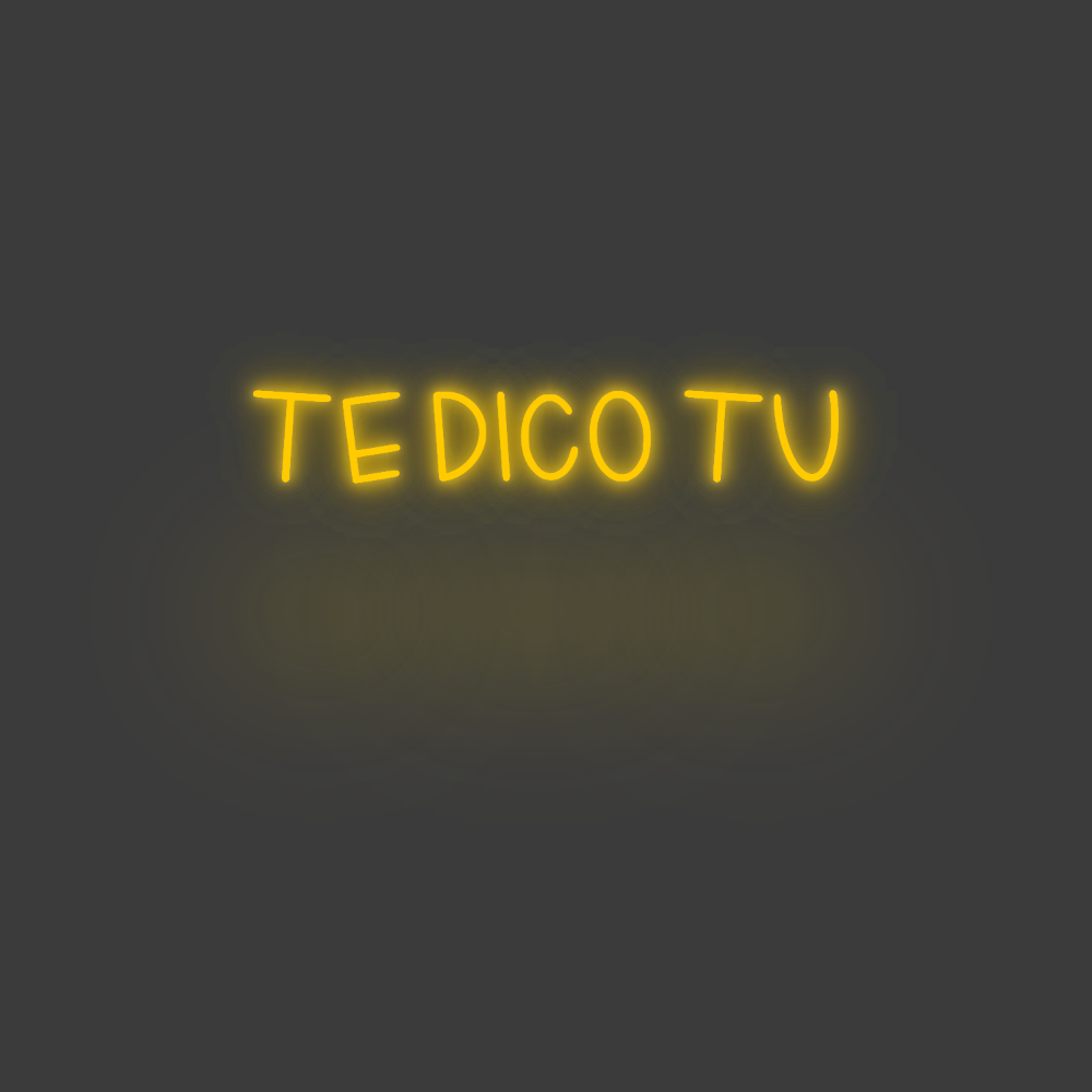 La tua scrittina TE DICO TU