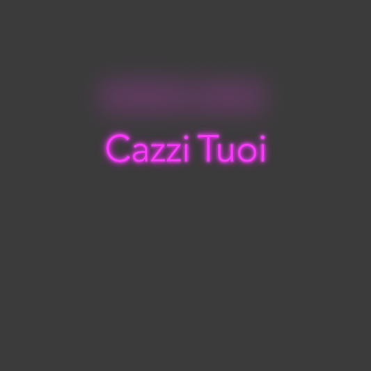 La tua scrittina Cazzi Tuoi
