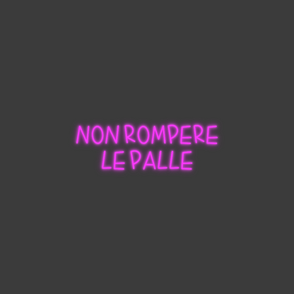 La tua scrittina Non rompere 
...