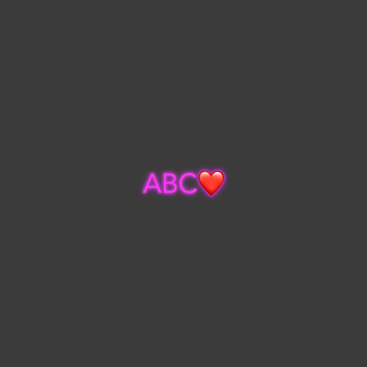 La tua scrittina ABC❤️