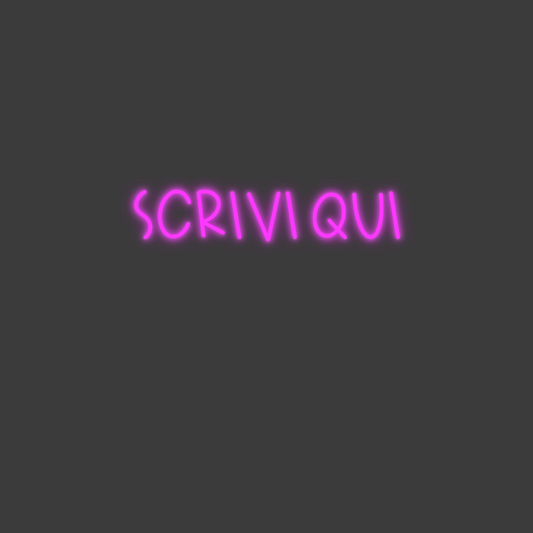 La tua scrittina Scrivi qui