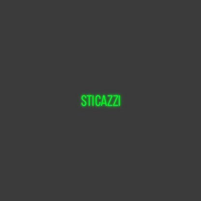 La tua scrittina Sti cazzi