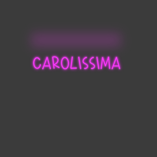 La tua scrittina Carolissima