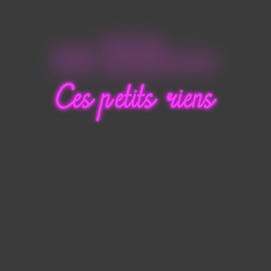 La tua scrittina Ces petits ri...