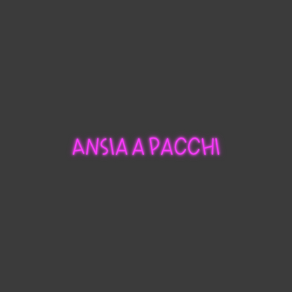 La tua scrittina Ansia a pacchi