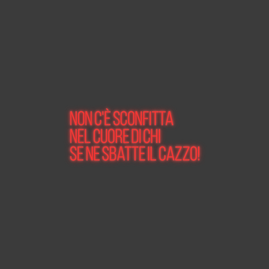 La tua scrittina Non c'è sconf...