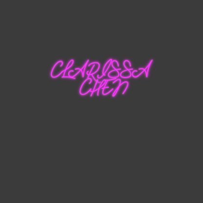 La tua scrittina CLARISSA 
CHEN