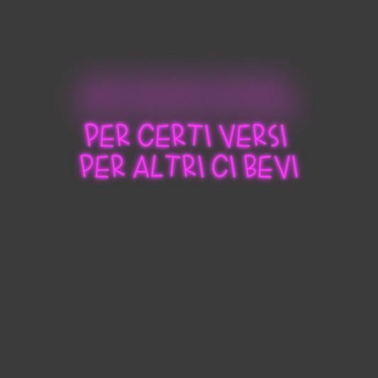 La tua scrittina per certi ver...