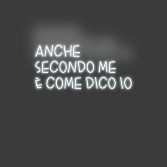 La tua scrittina anche
second...