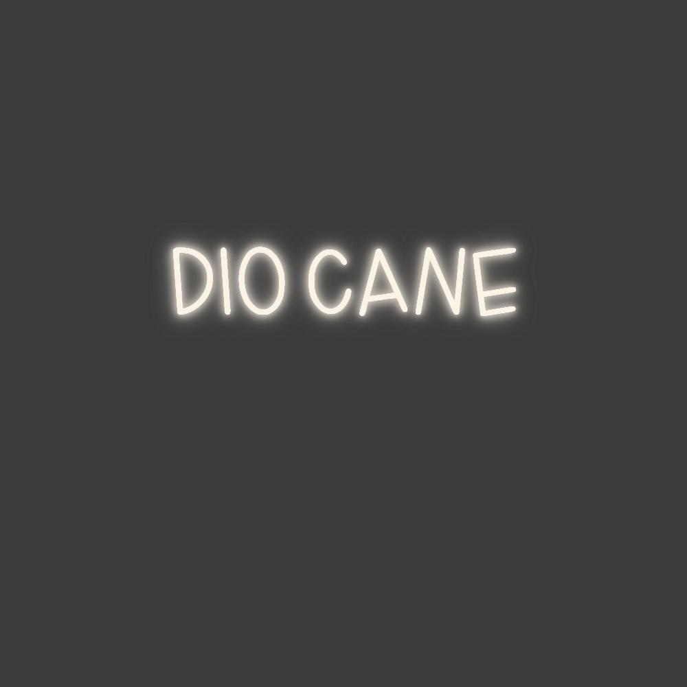 La tua scrittina DIO CANE