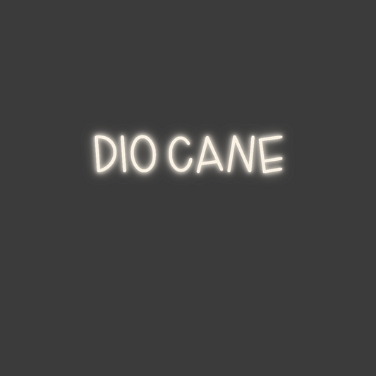La tua scrittina DIO CANE