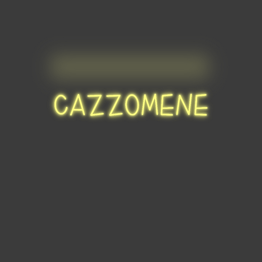 La tua scrittina Cazzomene