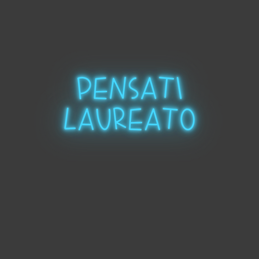 La tua scrittina Pensati
laur...