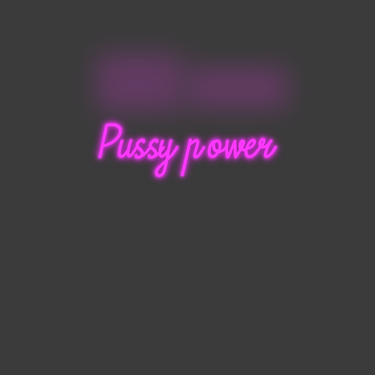 La tua scrittina Pussy power