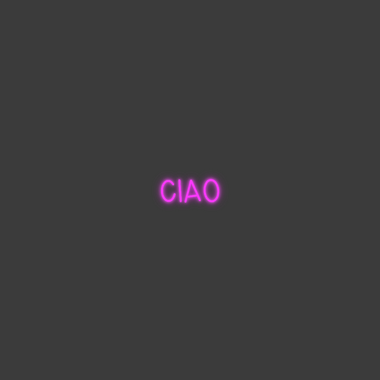 La tua scrittina CIAO