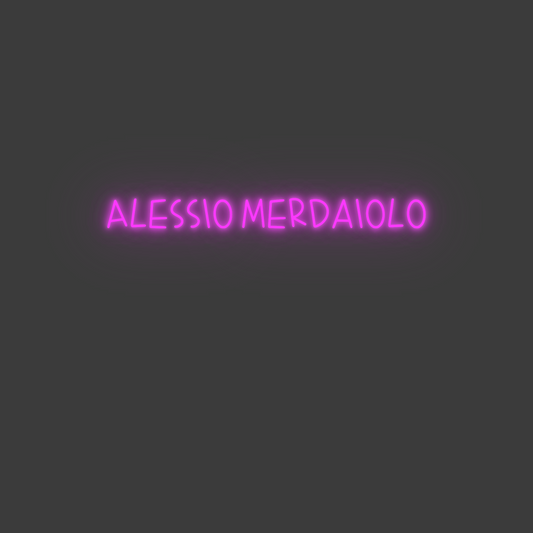 La tua scrittina Alessio merda...