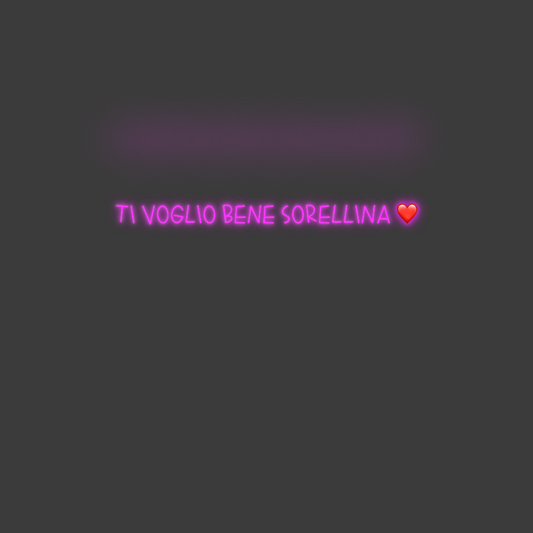 La tua scrittina ti voglio ben...