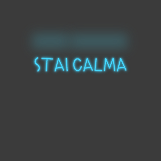 La tua scrittina STAI CALMA