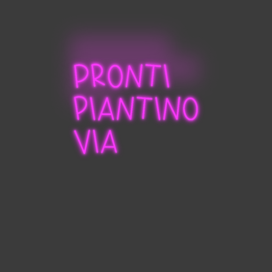 La tua scrittina Pronti
piant...