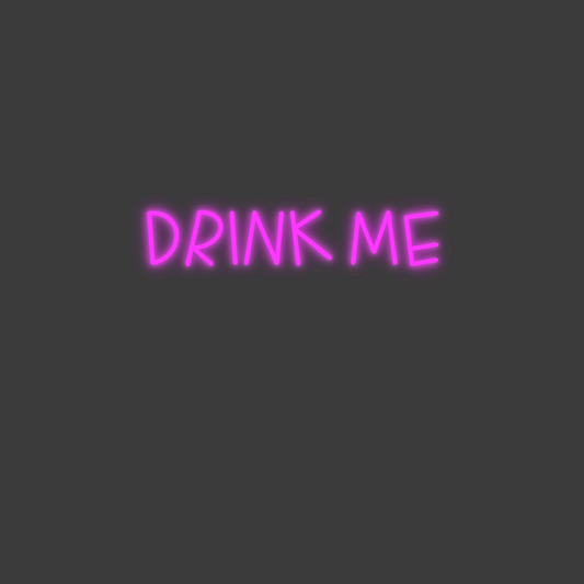 La tua scrittina DRINK ME