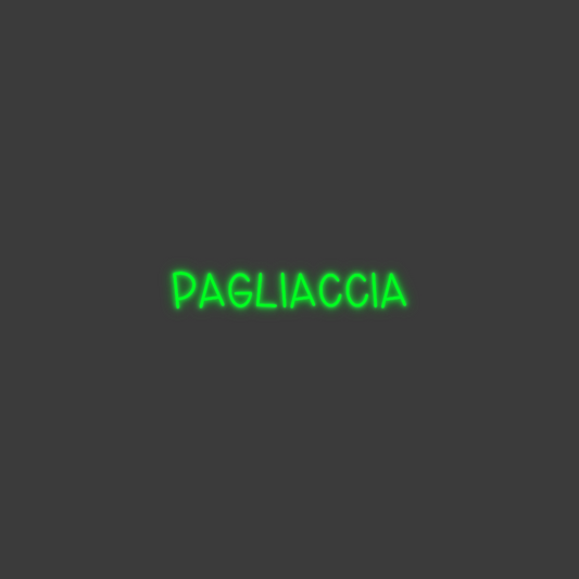 La tua scrittina PAGLIACCIA
