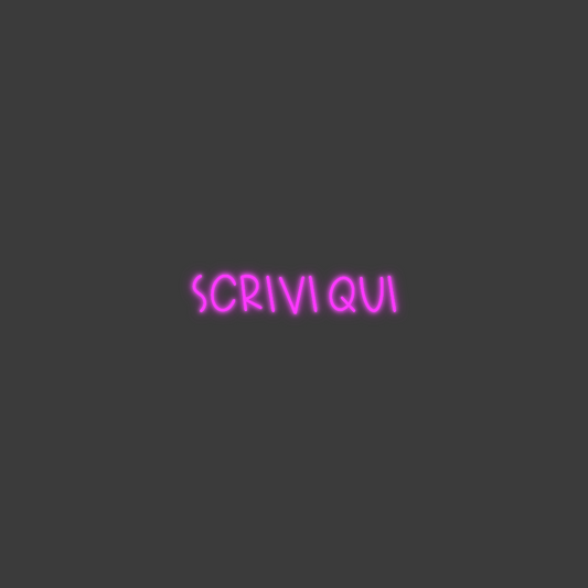La tua scrittina Scrivi qui
