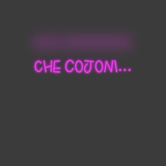 La tua scrittina Che cojoni…